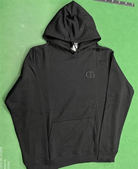 dior cd hoodie black|Dior zip up hoodie.